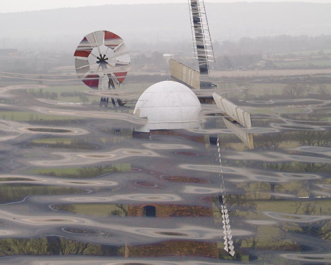 Composite picture of the Windmill, Quainton, Bucks.