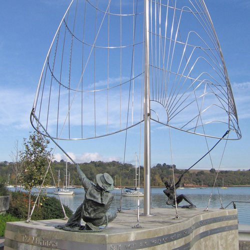 'The Mariners' sculpture, St Mary's Island, Kent