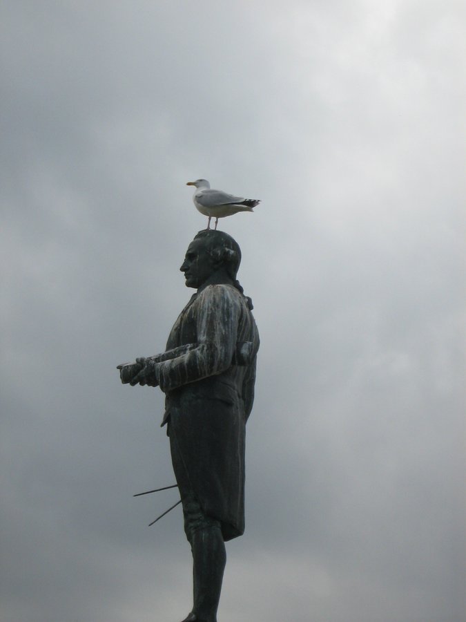 Captain Cook and friend