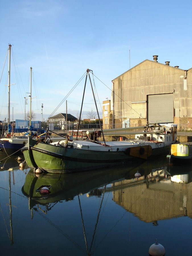 Reflections at the Canal Basin, Gravesend