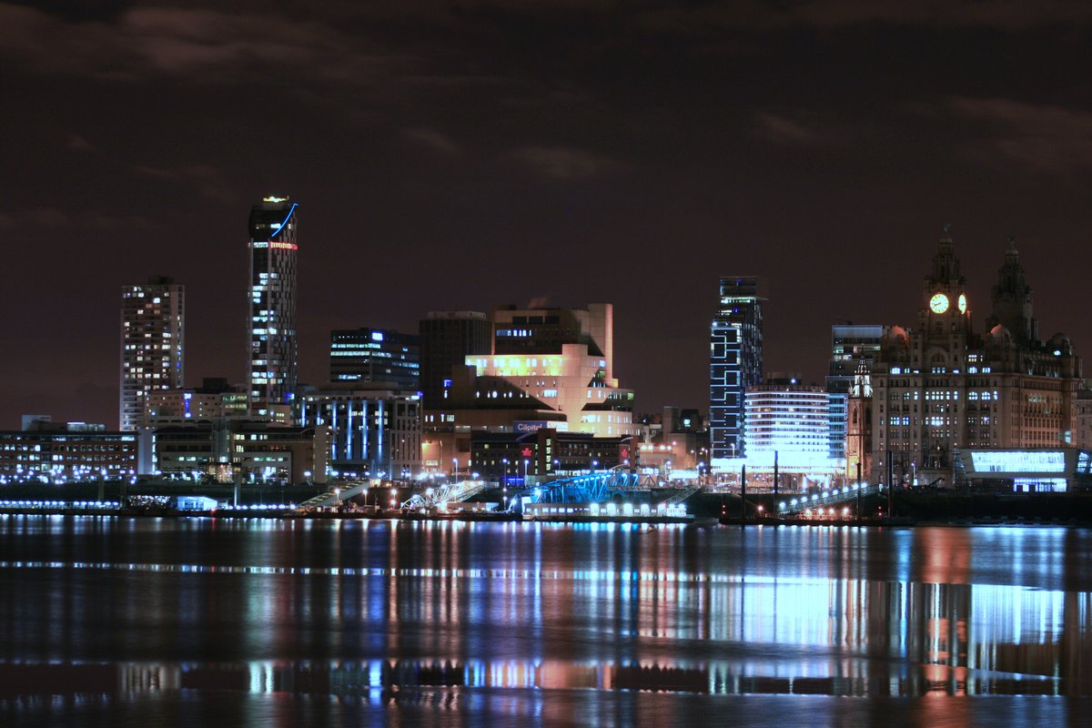 Liverpool sky line from Woodside Terminal