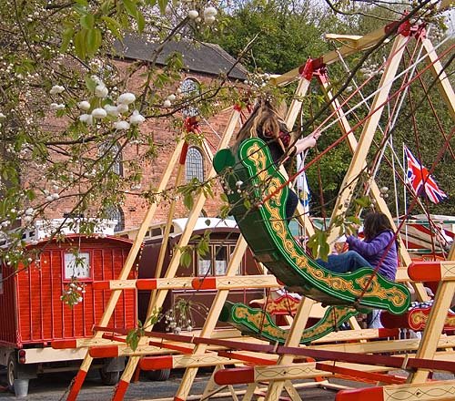  The Victorian Fairground Blists Hill Shropshire By John Ware At 