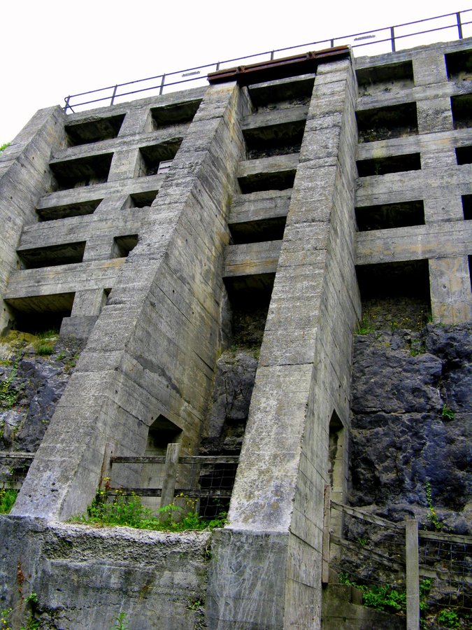 "The East Buxton Lime Kilns. On the Monsal Trail." by Roland Flower at