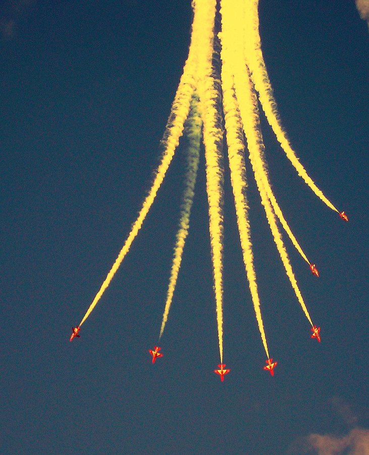 The Red Arrows at the Whitby Regatta Day