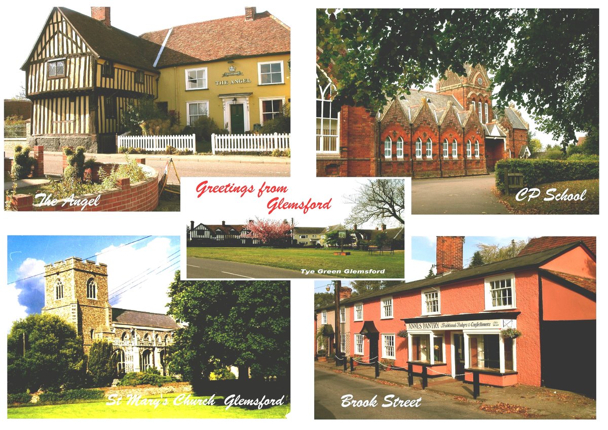 "Postcard of Glemsford" by John Ryan at