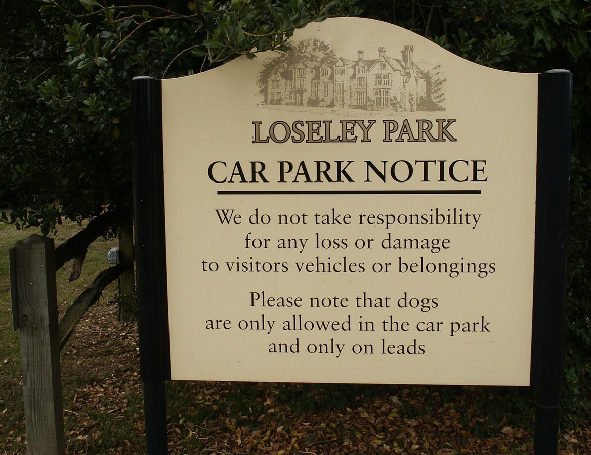 Carpark for Loseley House