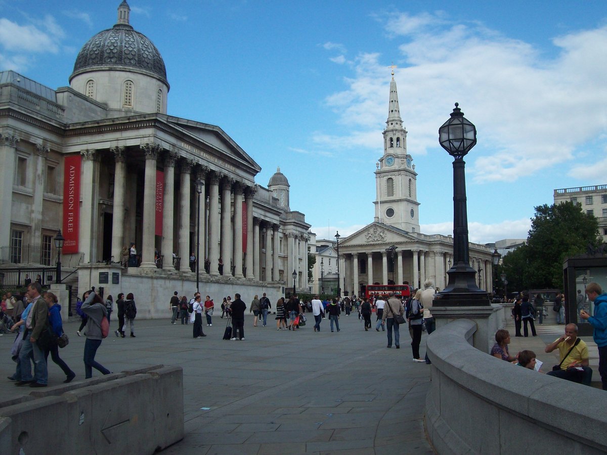 National gallery & St Martins-in-the-Fields