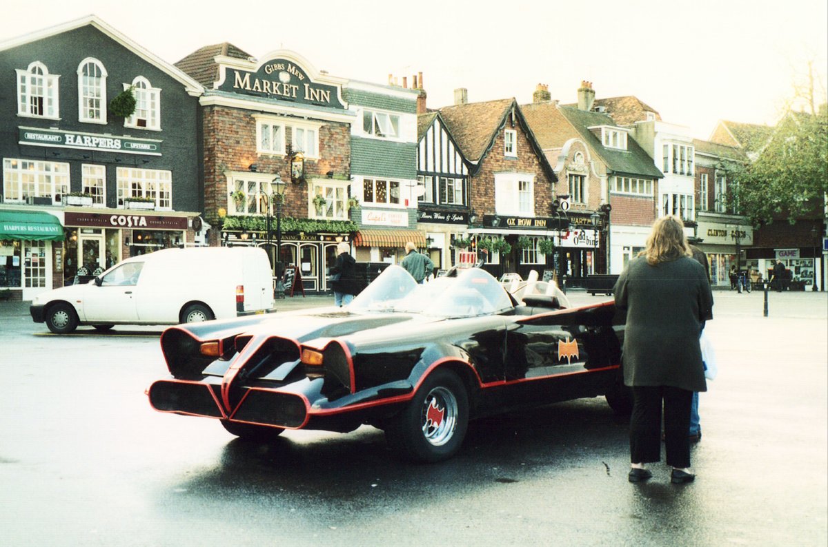 The day Batman popped to the shops In Salisbury!
