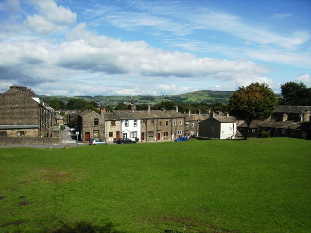 View across recreation ground at Steeton