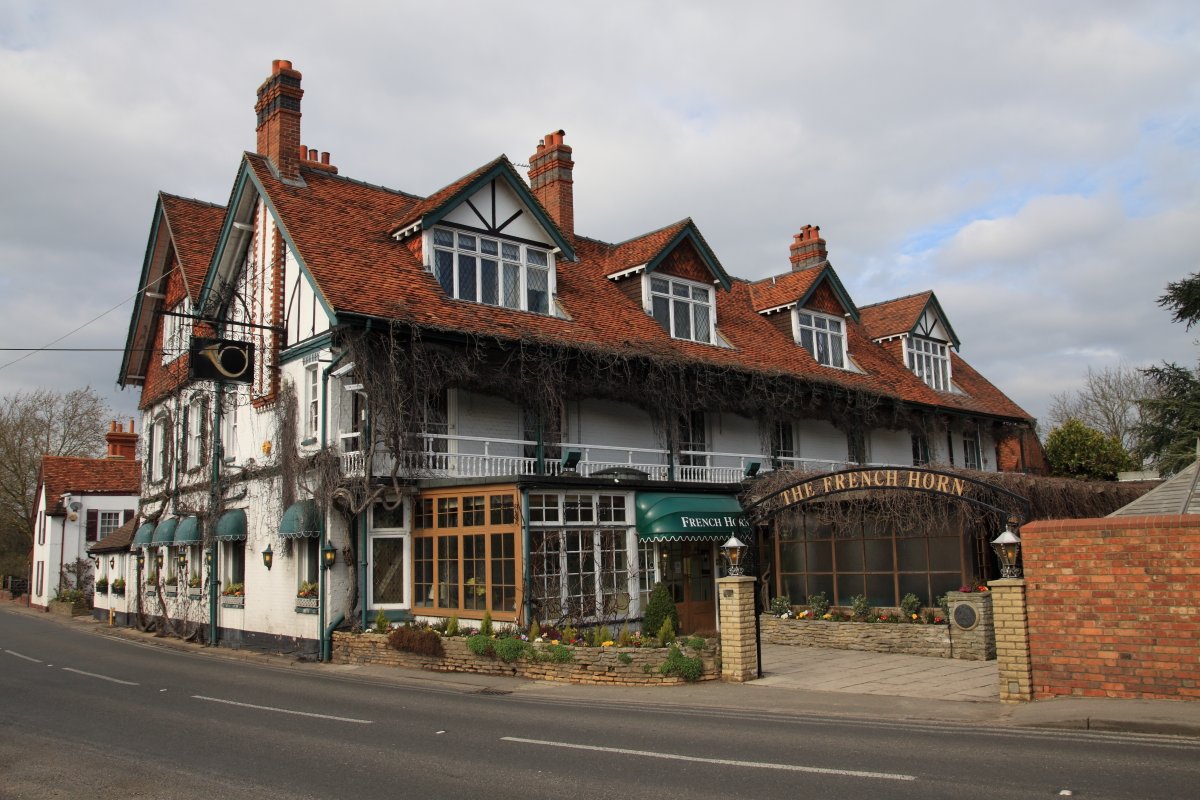 "The French Horn Restaurant & Hotel, SonningonThames" by Edward Lever