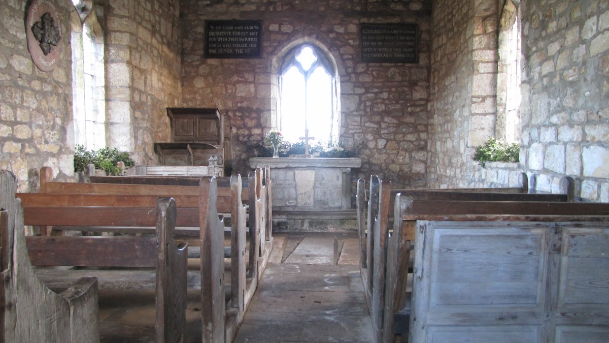 Inside Lead Chapel, Towton