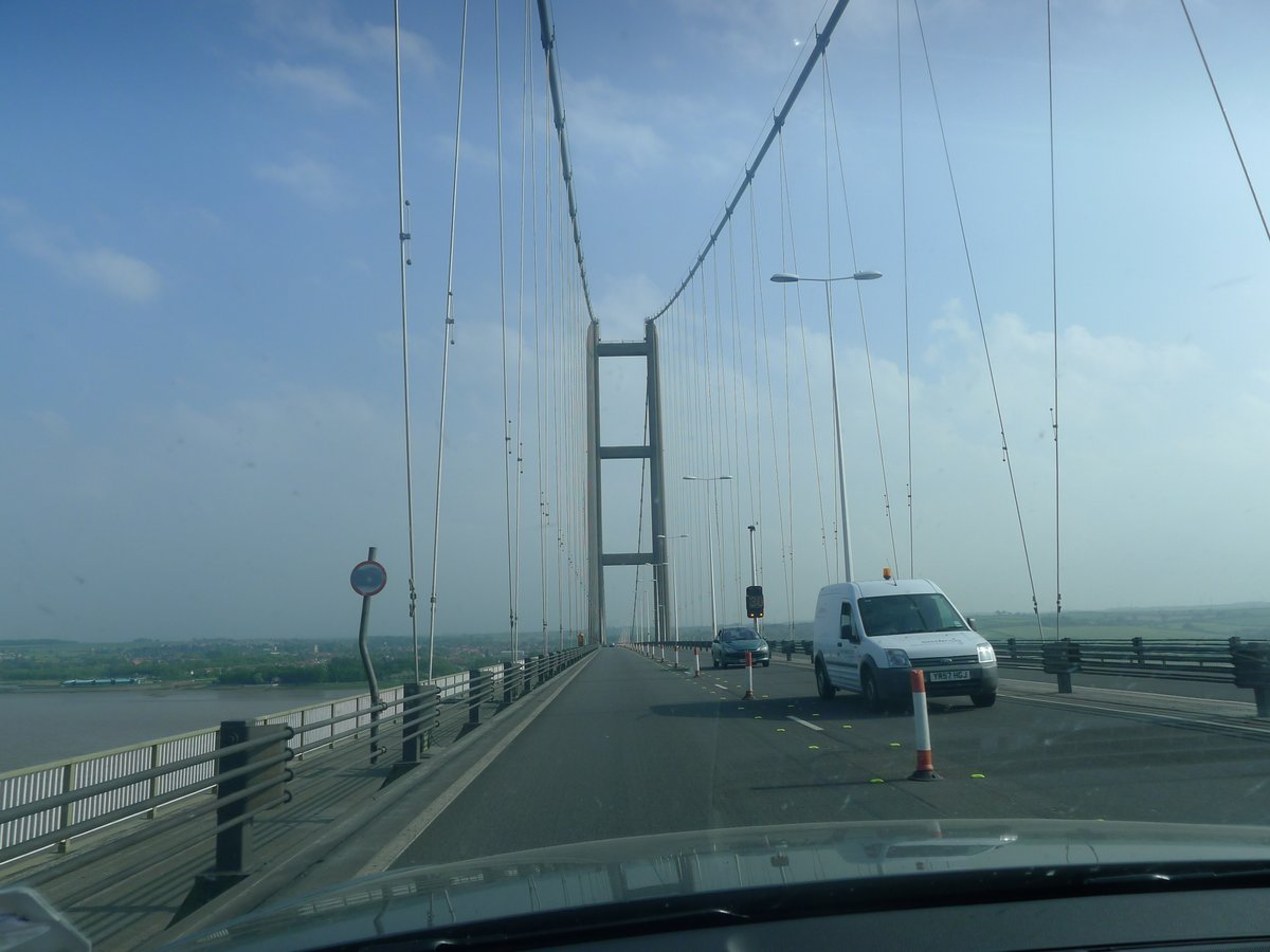 The Humber Bridge near Kingston upon Hull