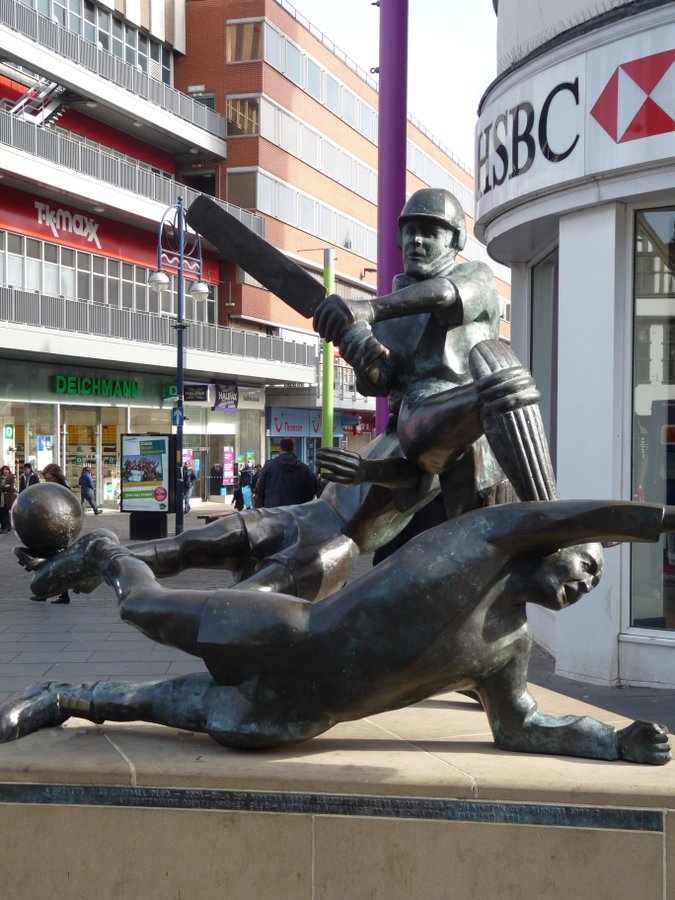 Leicester sports sculpture