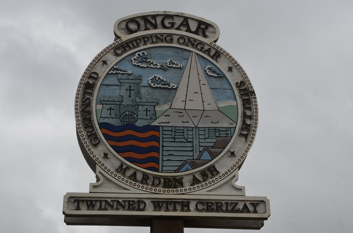 Chipping Ongar town sign