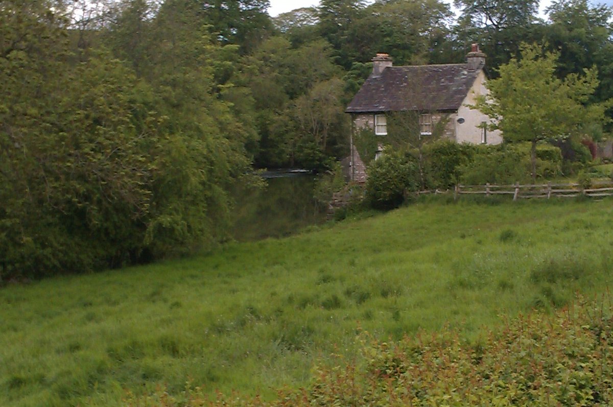 A riverside cottage at Milnthorpe.