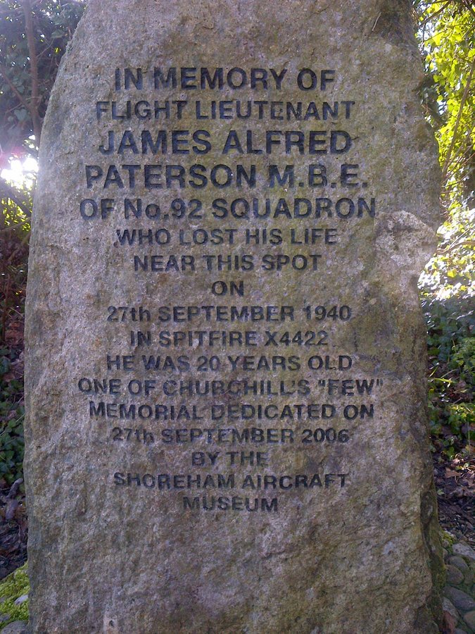 Memorial to a pilot