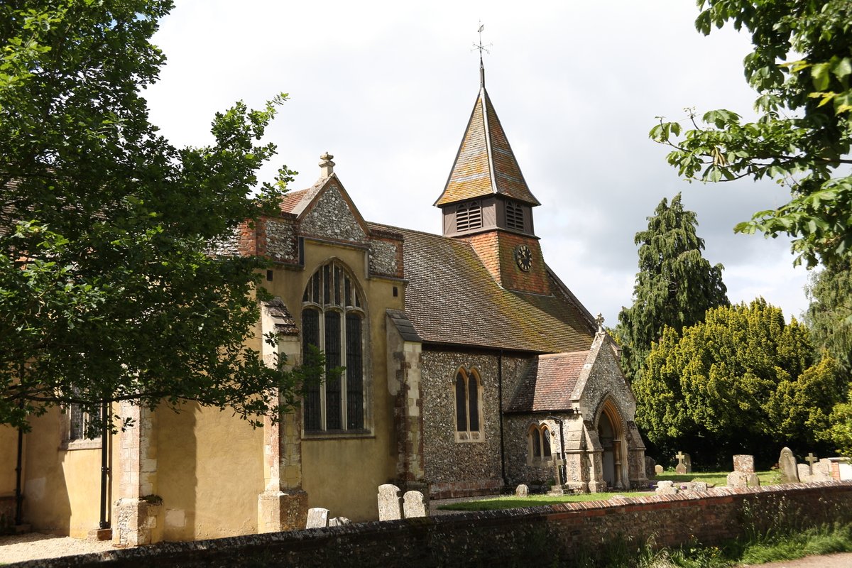 "St Nicholas Church, Rotherfield Greys" by Edward Lever at