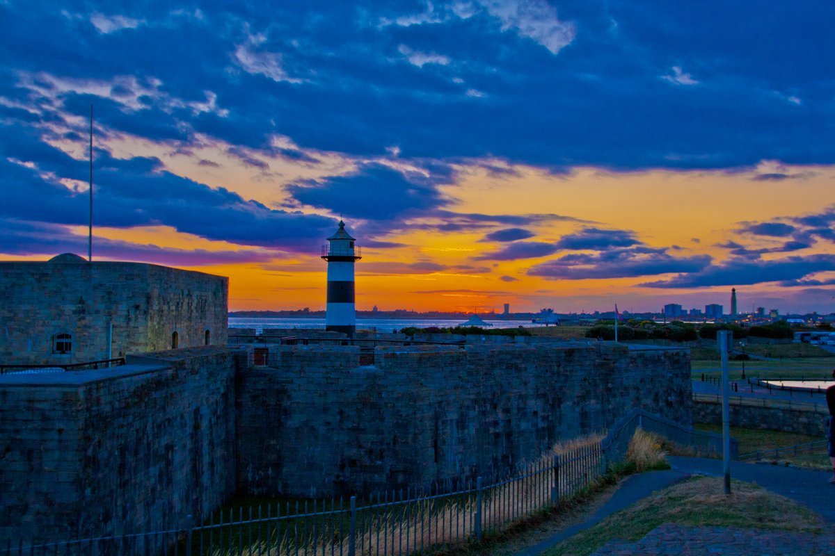 Sunset over Southsea Fort