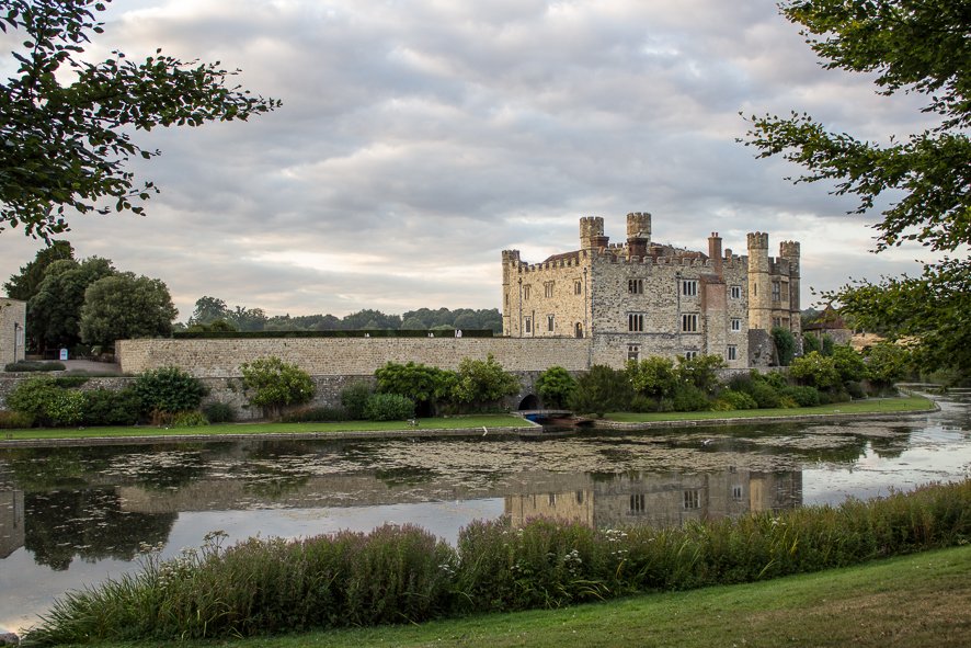 A shiny afternoon at the castle. Leeds Castle, Kent.