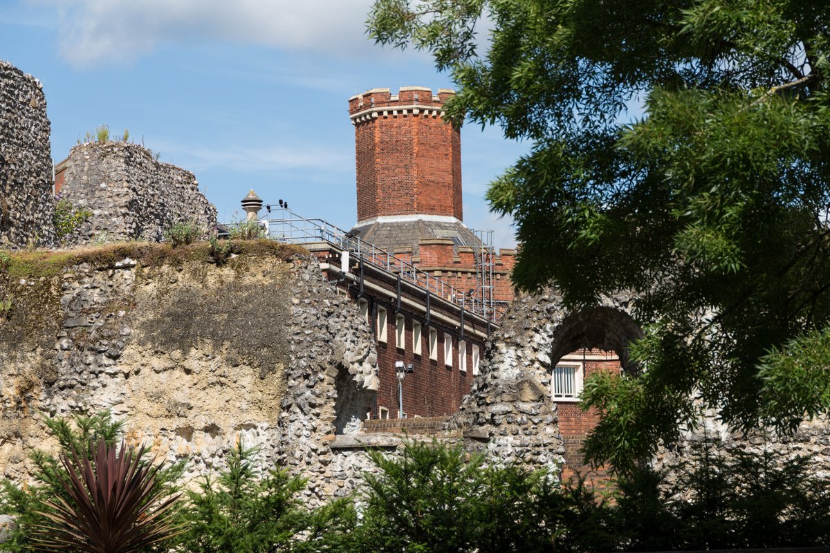 Reading Prison as seen from the Abbey Ruins