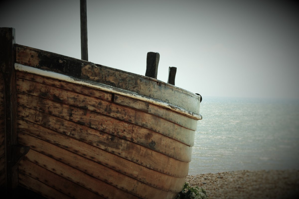Boat on Hastings Seafront