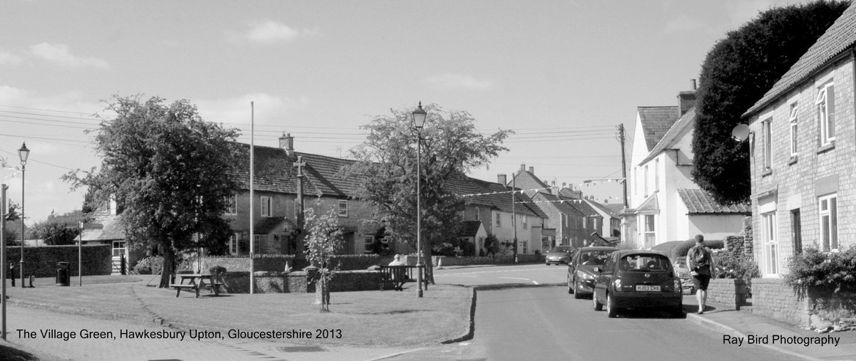 "Village Green, Hawkesbury Upton, Gloucestershire 2013" by Ray Bird at