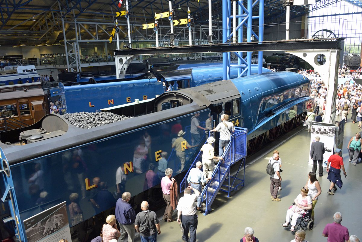 National Railway Museum in York  - The Great Gathering of 6 A4 locomotives