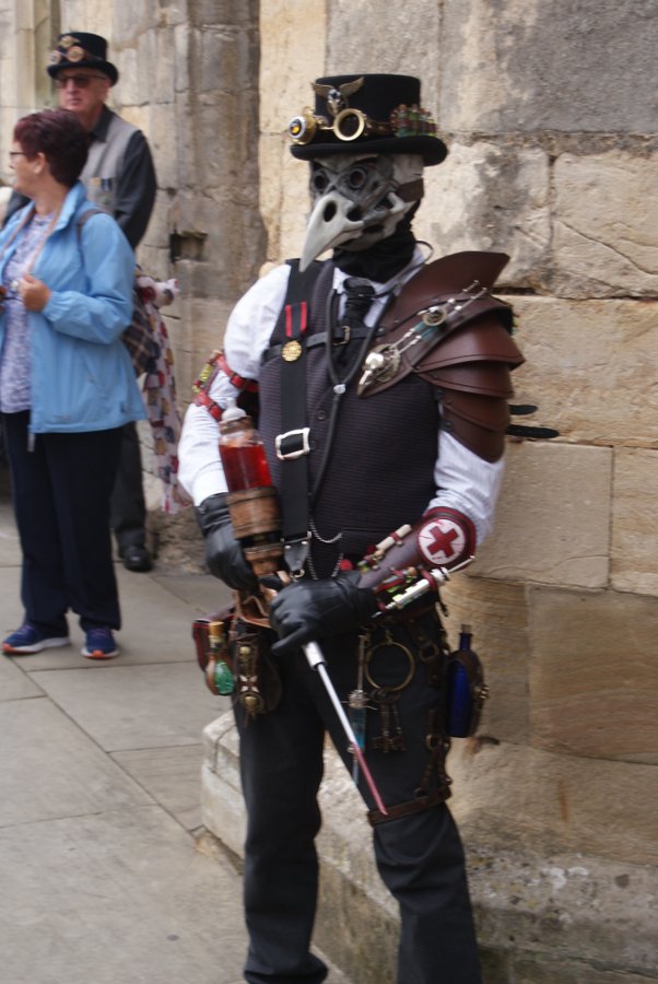 Steampunk On Guard at Lincoln Castle