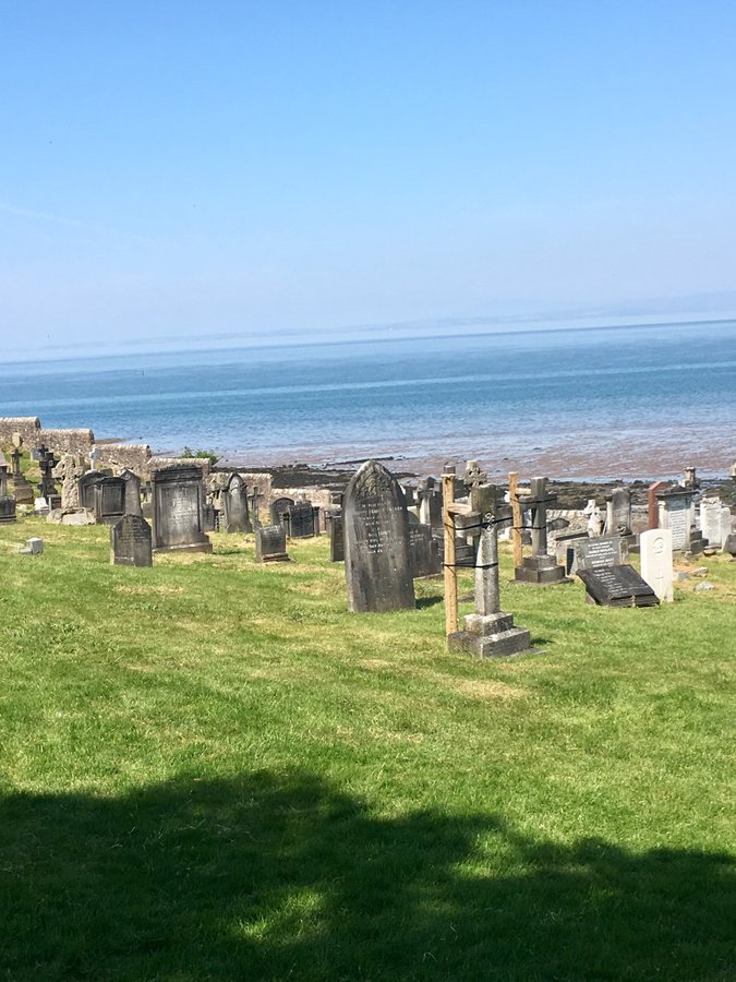 Churchyard by the sea