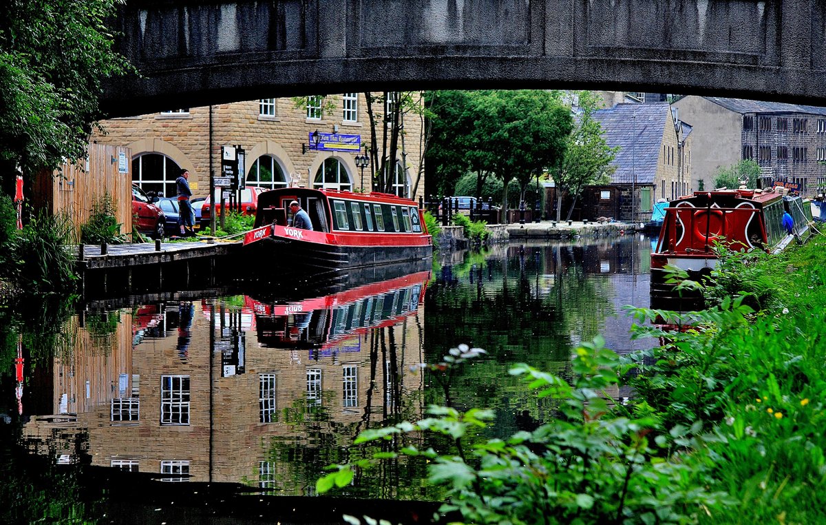 Canal Boats, Hebden Bridge, West Yorkshire