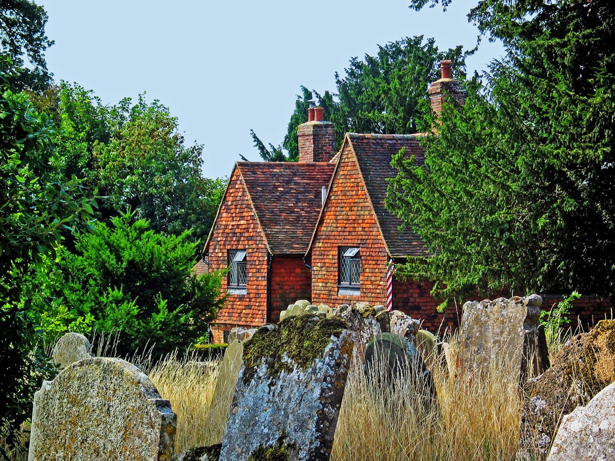 View from Pluckley churchyard