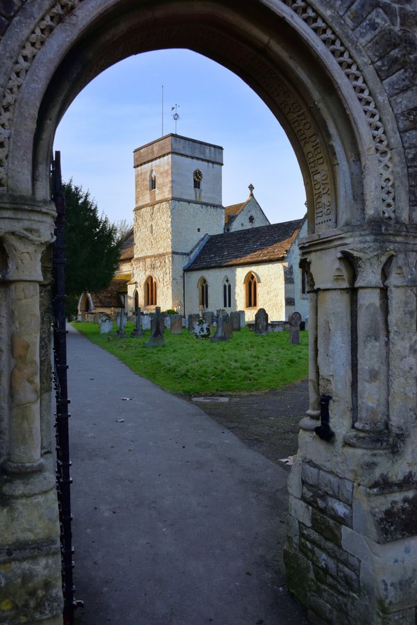 St Michael's Church Viewed Through the old Priest's Archway