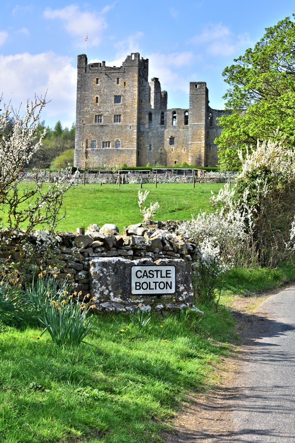 Just Entering Castle Bolton in Wensleydale