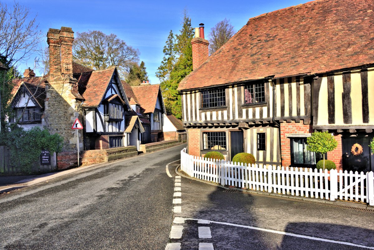 Tudor Style Houses in Ightham Village