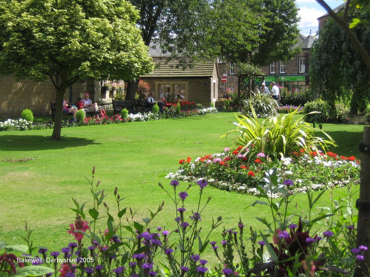Colourful garden at Bakewell