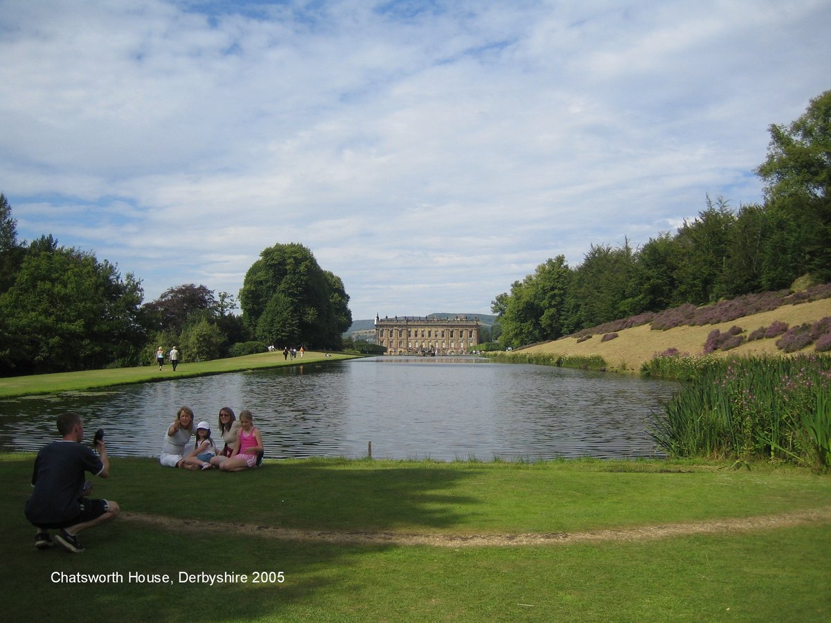 The lake at Chatsworth House