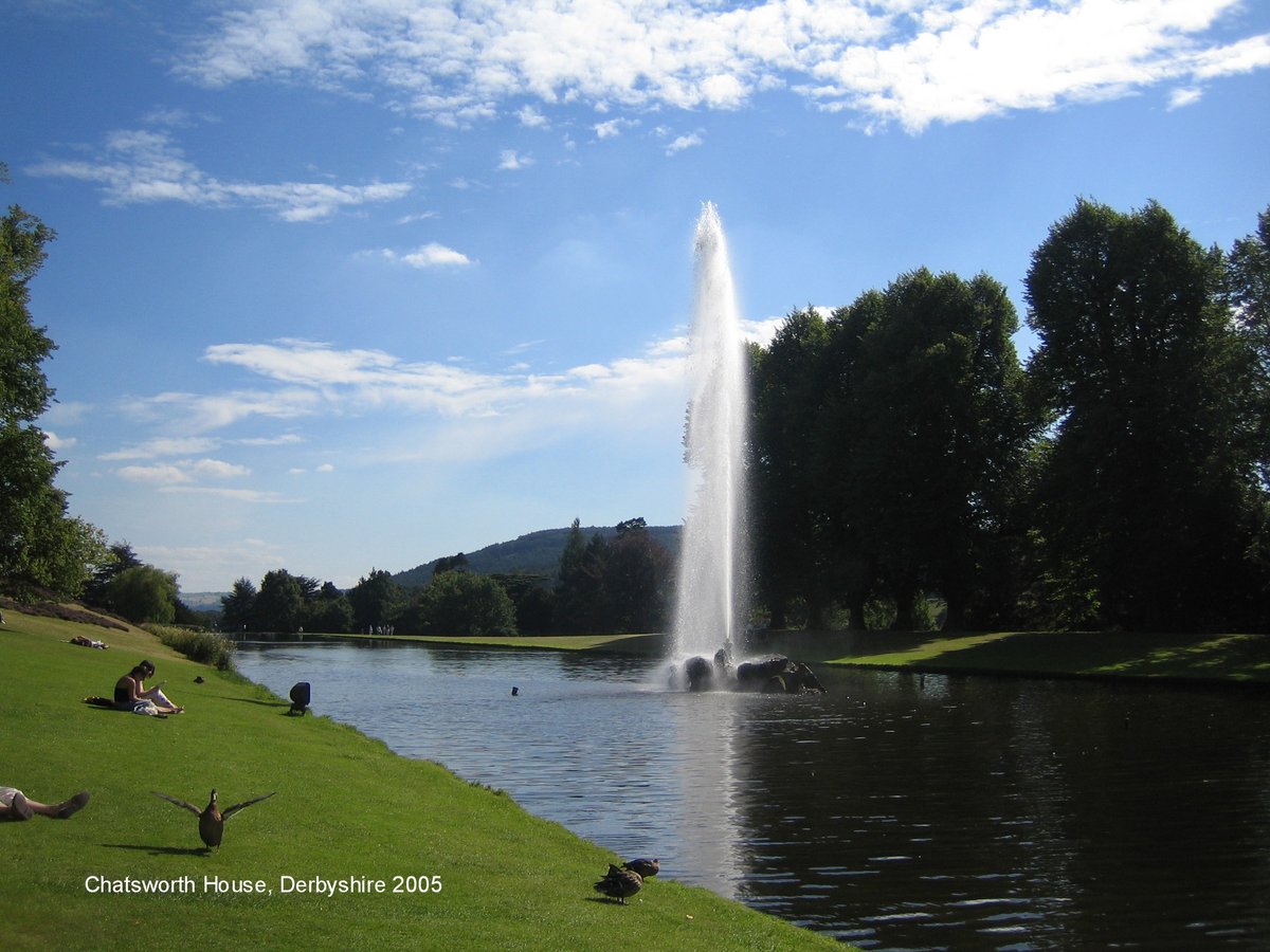 The fountain at Chatsworth House
