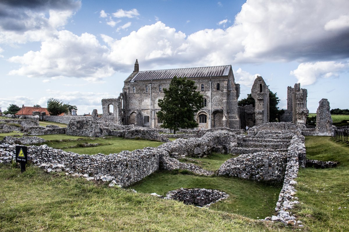 Binham Parish Church and Priory Ruins