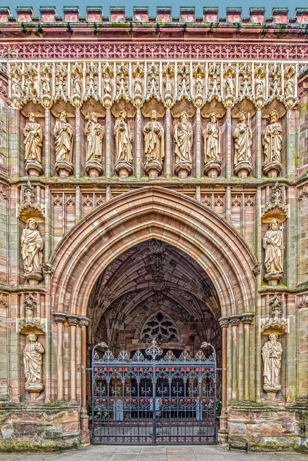 Cathedral Church of Christ and St Mary, Worcester: the north porch