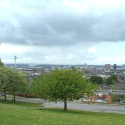 A View of liverpool from Everton Park