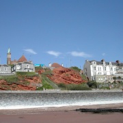 Dawlish's red cliffs