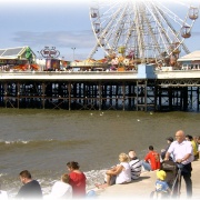 Blackpool central pier