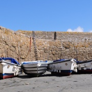 Boat's in the harbour at St. Michael's Mount
