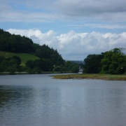 On the River Dart, approaching Totnes.