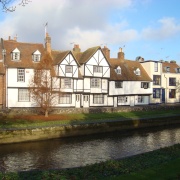 Canterbury, view from Westgate Gardens