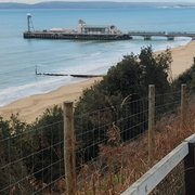 Bournemouth pier from the East Cliff