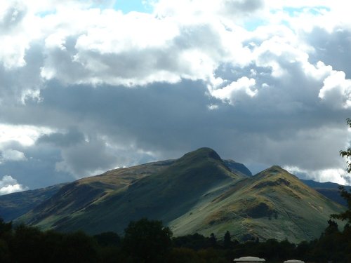 Catbells as seen from Keswick campsite