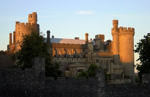 Arundel Castle at Sunset - Setptember 2003