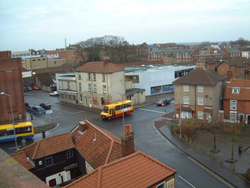 Top Of The Market Gates Multi-Storey Car Park Looking Down On The Town