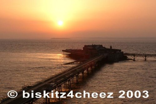 Sunset, Birnbeck Pier,Weston-Super-Mare
